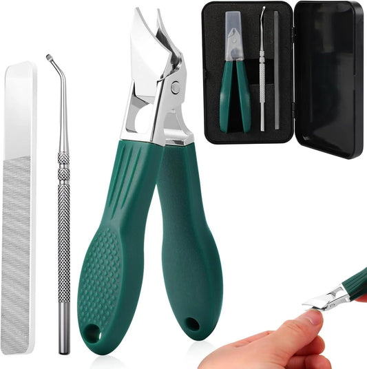Cortauñas para Uñas Gruesas y Difíciles - Kit Eagle Beak 3 en 1